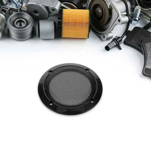 HONITANO 1Pack Car Subwoofer Grill Cover 11.8X11.8X0.6In Black for Car Audio Systems Sound Quality Enhancement