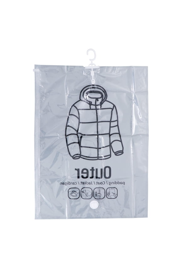 1Pack Clothes Dust Cover Transparent Pe Nylon Rectangular Large and Clear Design for Wardrobe Storage 67x90cm