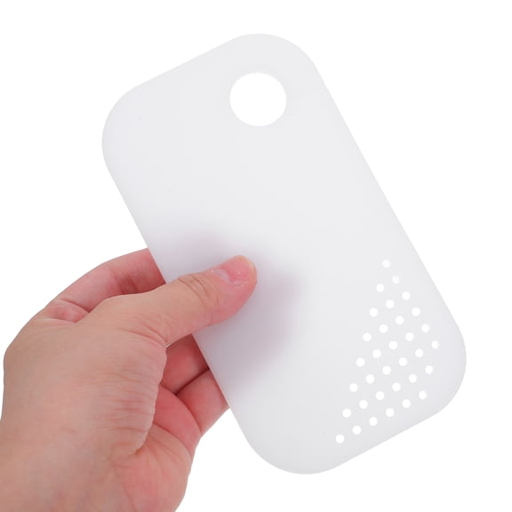 HONITANO 1Pack Compact Cutting Board Mini White Plastic For Cutting Meats 6x3.3x0.1in