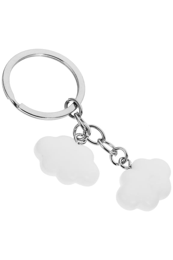 1-Pack Japanese Style Cloud Keychain Cute Travel Accessory Key for Bags and Keys