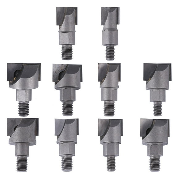HONITANO 1Pack Cylindrical Black Metal Drill Bit for Precise Positioning in Wooden Door Lock Hole Drilling