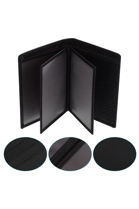 1Pack ID Cards Storage Pouch from Cowhide Material Suitable for Men and Women