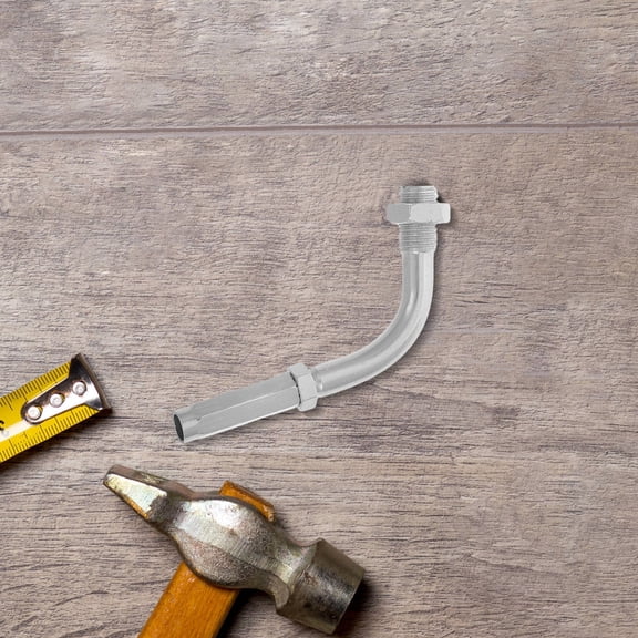 HONITANO 1Pack Throttle Cable Adjuster Screw 90 Degree Angle Silver for Scooters