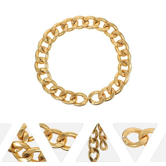 HONITANO 1Pc Handbags Extender Chain for Diy Enthusiasts Golden Metal Chain
