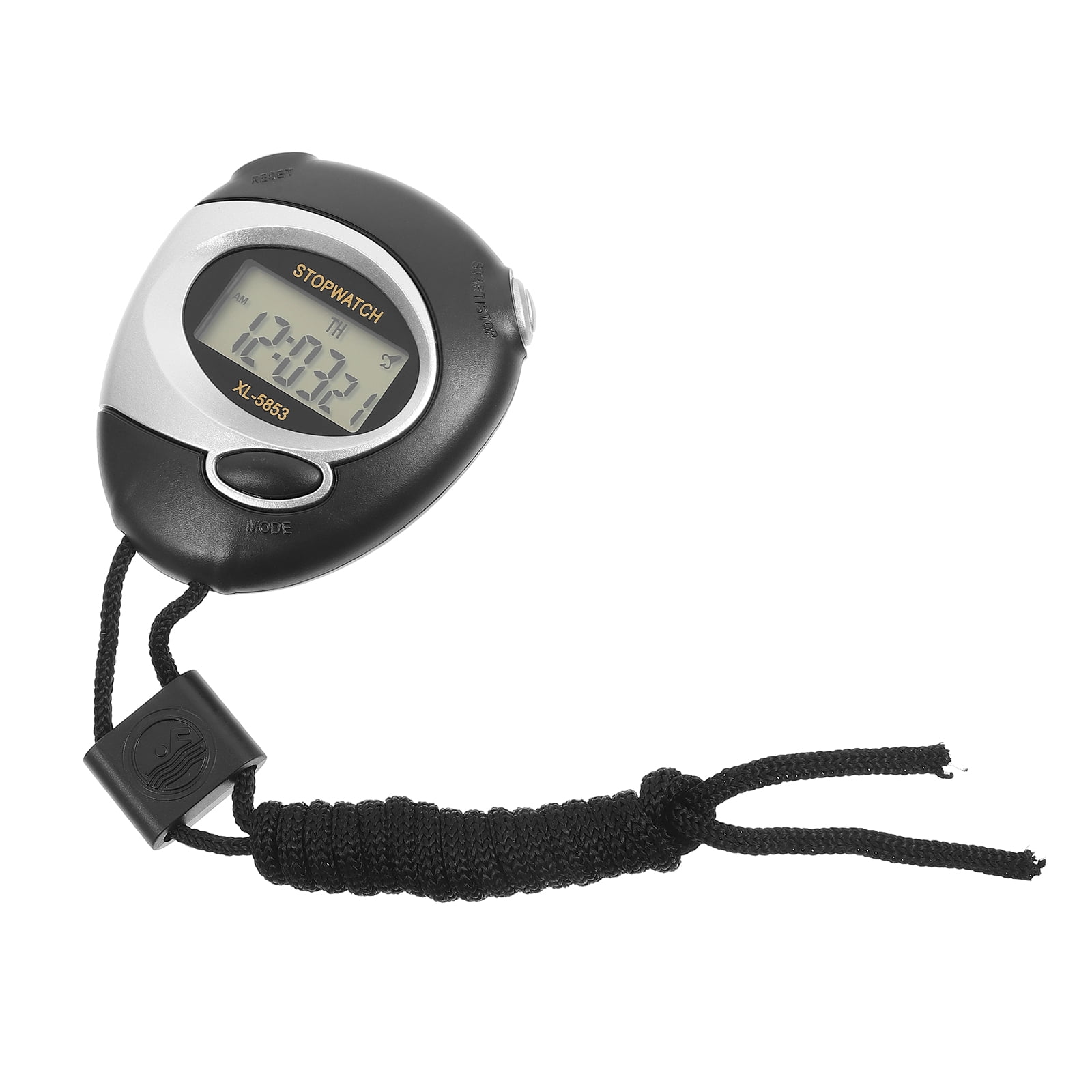 HONITANO 1Pcs Black Plastic Square Sports Watch Stopwatch with Colorful ...