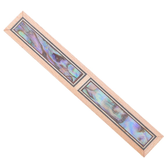 HONITANO Classical Guitar Bridge Inlay Beige Wood Replacement Part for Enhanced Tone and Stability