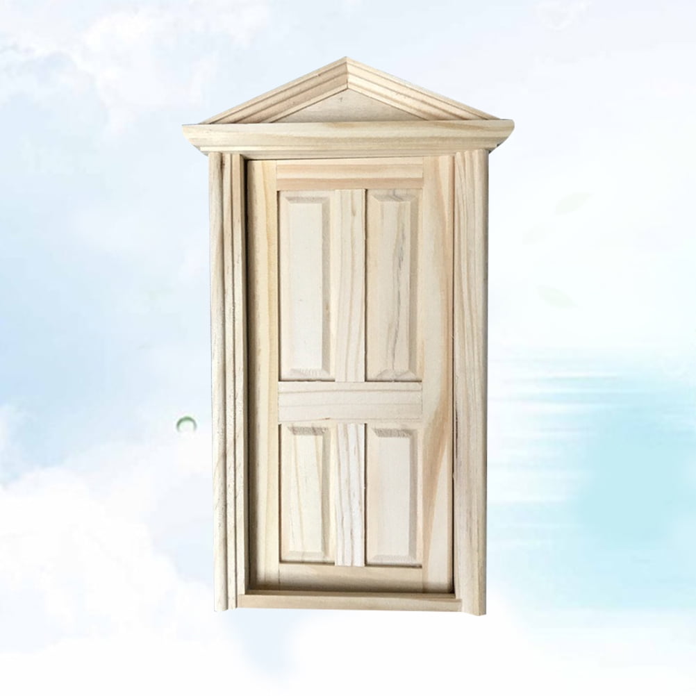 HONITANO 1Pcs Mini Door Rectangular Frame Bamboo Miniature Dollhouse ...