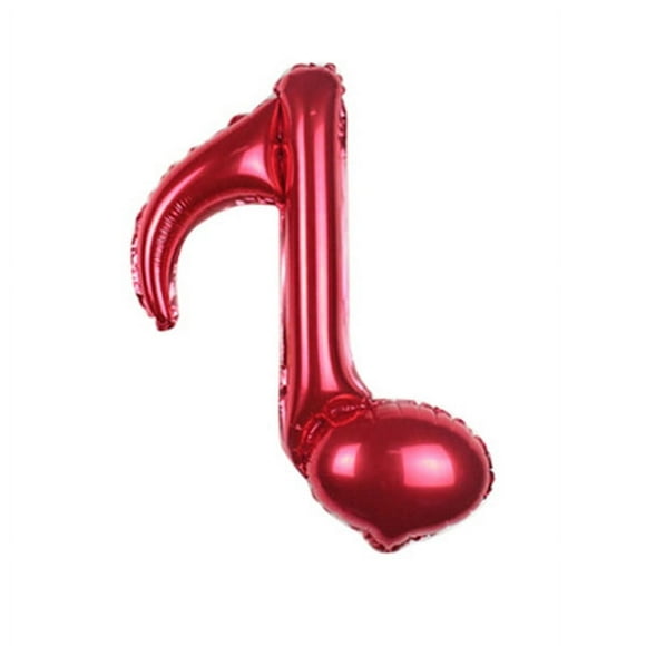 HONITANO 1Pcs Music Note Balloons Balloon for Family Birthday Decorations 17.7X8.7In