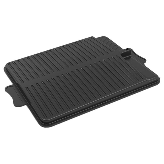 OFFIGAM Rectangular Grill Pan Aluminum Black 1Pack