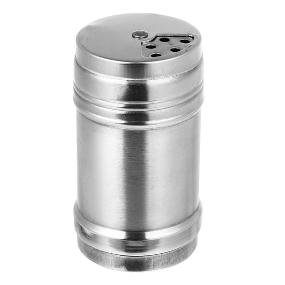 HONITANO 1Pcs Seasoning Shaker Cylindrical Stainless Steel for Dispensing in Kitchen and Baking