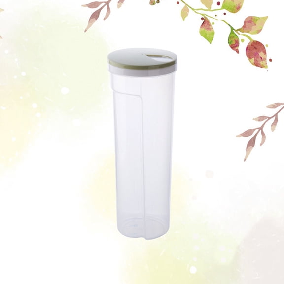 HONITANO 1Pcs Snack Jar Storage Pot Brown Plastic Sealed for Kitchen Organization