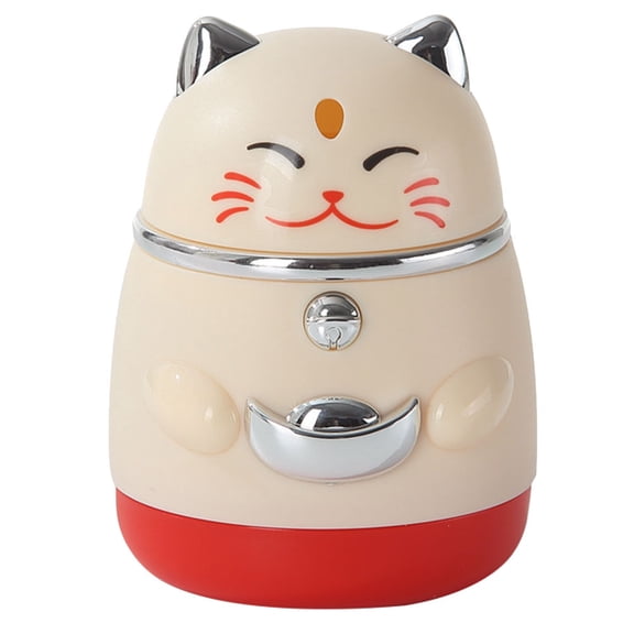 HONITANO 1Set Cute Toothpick Box Silver Toothpick Dispenser with Storage Function for Home and Restaurant PP Material
