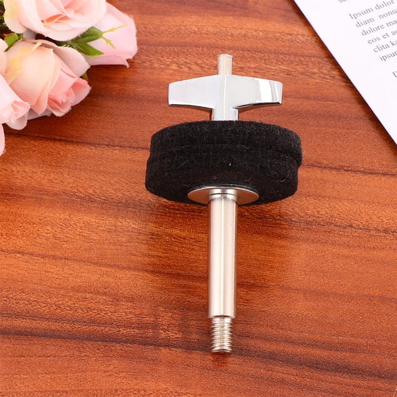 HONITANO Cymbal Stacker Set for Bass Drum with Iron Plated Hanging Screw, 4.1x2.2in Musical Instrument Accessory