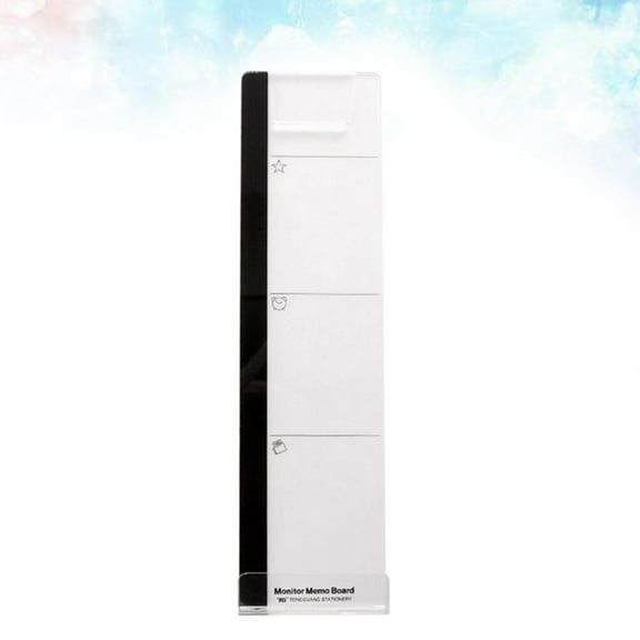 HONITANO 1Set Organize Memos Schedule Management Rectangular Note Holder For Computer Monitor Accessory