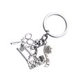 thumbnail image 1 of HONITANO 1Set Sewing Charm or Keyring Metal Keychain with Scissors Ruler Design for, 1 of 7