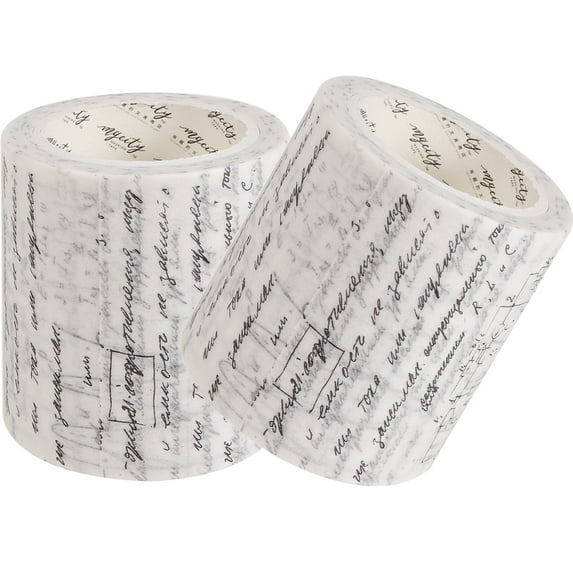 HONITANO 2 Rolls Journal Tape Assorted Color Washi Paper Hand Tearing for Scrapbooking and DIY Projects