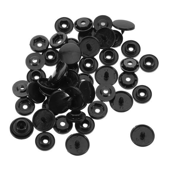 HONITANO 2 Sets Resin Plastic Snaps Button Snap Buckles for Children's Clothing DIY Projects 100pcs