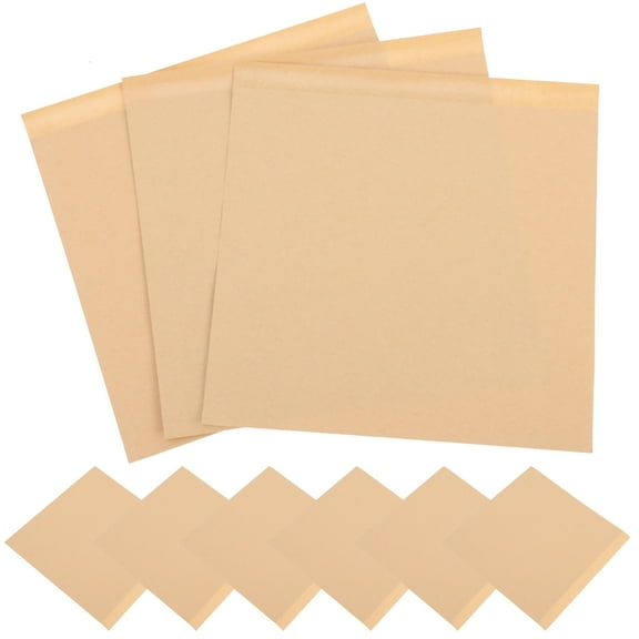 HONITANO 200Pcs Kraft Paper Bread Bags Grease Resistant for Fried Food and Snack Packaging