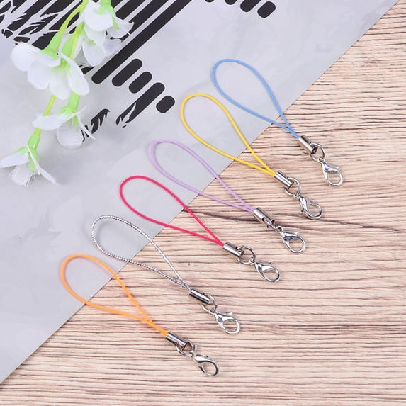 HONITANO 200Pcs Lanyard for Phone with Lobster Clasp Cord for Handmade Jewelry Accessories