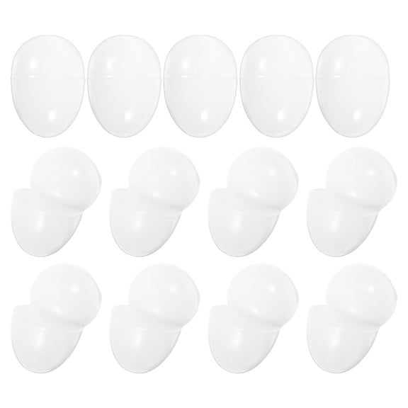 HONITANO 20Pcs Blank White Easter Eggs for Creative DIY Egg Painting Crafts