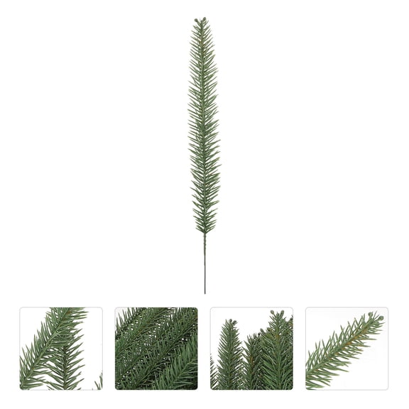 HONITANO 20Pcs Fine Workmanship Faux Pine Needles Plastic Fake Pine Branches for Seasonal Decorations