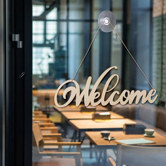 HONITANO 20Pcs Welcome Sign Pendant for Home and Garden