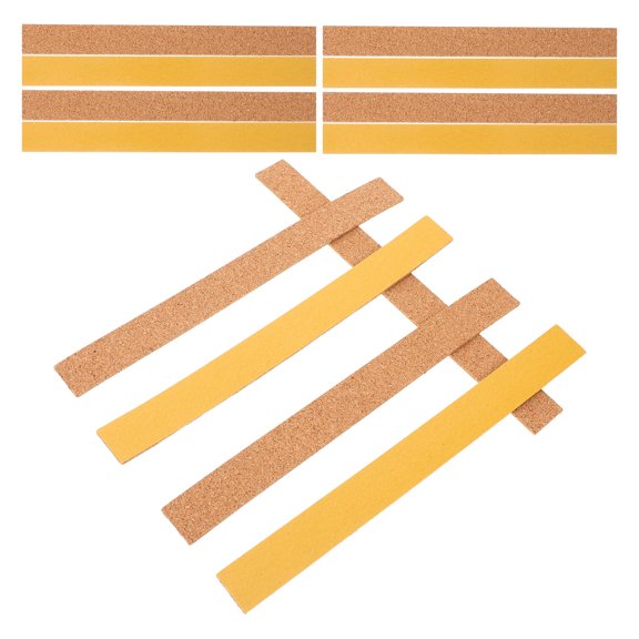 HONITANO 24Pcs Self Adhesive Cork Hat Sizing Strips Lightweight Soft Tape for Comfortable Hat Fit