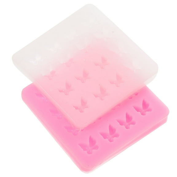 HONITANO 2Pcs Butterfly Molds For Chocolate Diy Baking Molds Microwave Safe Food-Grade