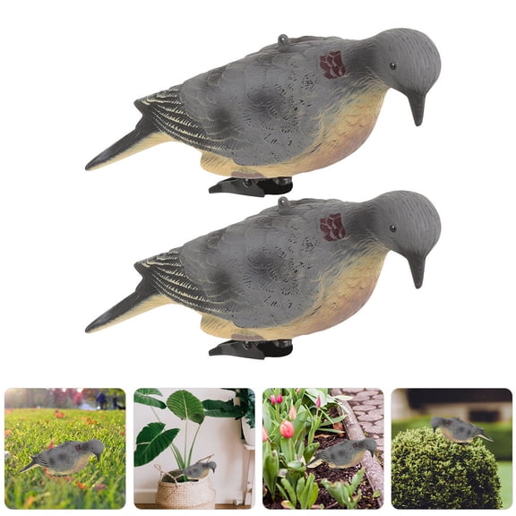 HONITANO 2-Pack Decoys Made with PE Material for Outdoor Hunting, Garden, and Home Use