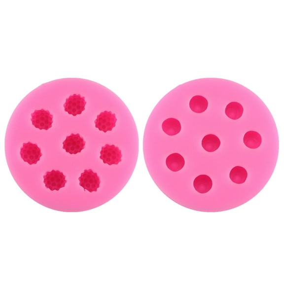 HONITANO 2Pcs Silicone Mold Raspberry Shape Cake Decorating Tools 7.6x7.6x0.5in