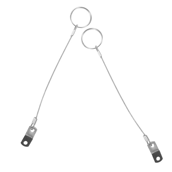 HONITANO 2Pcs Silver Boat Canopy Pins with Stainless Steel Material for Boating and Marine Use 15.00X3.20X0.80CM