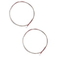 thumbnail image 1 of HONITANO 2Pcs Silver Chinese Lute Accessory Sound Quality Improvement for Performance 10.5X9.3X0.3CM, 1 of 8