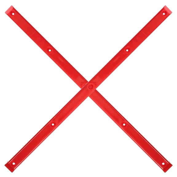 HONITANO 2Pcs Skateboard Rails Red Plastic for Skateboard Deck Guards and Longboarding