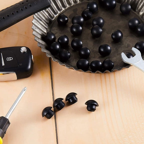 HONITANO 40Pcs Floor Jack Filler Plug Bung Sealing High-Temperature Resistance 1.5x1x1in