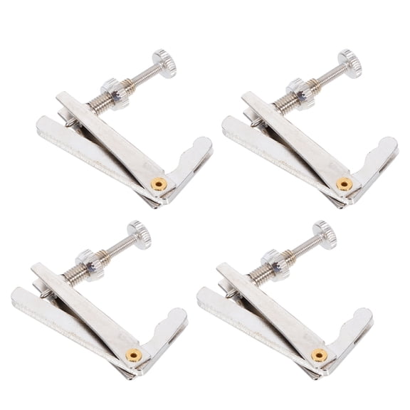 HONITANO 4-Pack Cello Tuners for Accurate String Tension Adjustment and Precision Tuning, Size 1.9 x 1.7 x 0.3 inches