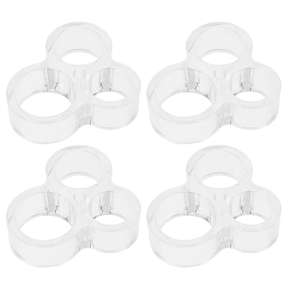 HONITANO 4Pcs Door Handle Bumper Transparent Silicone Collision Protection for Wall Protection