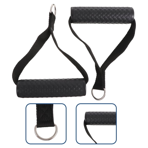 HONITANO 4Set Round Dots Soft Grip Exercise Handles for Fitness Machines