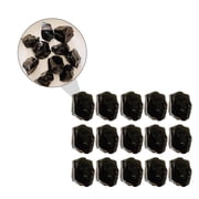 HONITANO Black Obsidian Chips for Jewelry Making, Stones, 1 Set 500g Natural