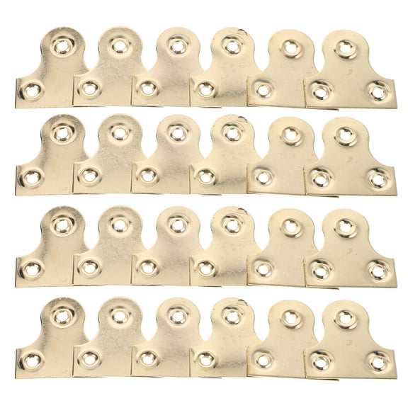 HONITANO 50Set Curved Iron Photo Frame Bracket for Secure Hanging Office Decor