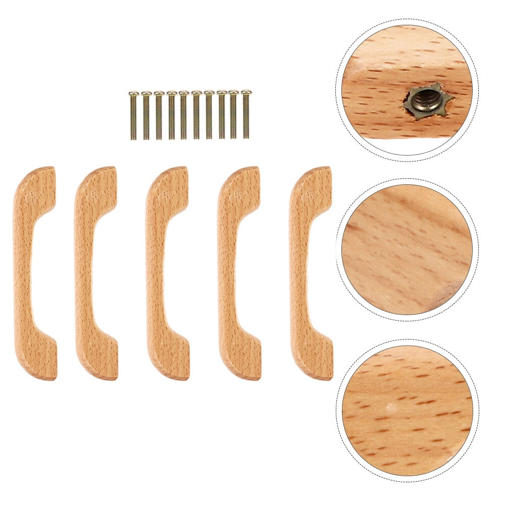 HONITANO 5Pcs Easy to Install Cabinet Handles for Kitchen Renovation
