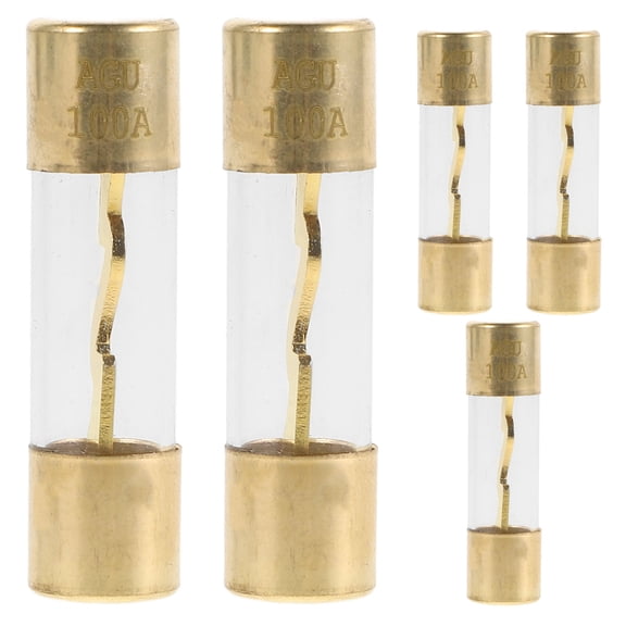 HONITANO 5Pcs Fuse Zinc Alloy 1.3x0.5x0.5in for Automotive Applications Overcurrent