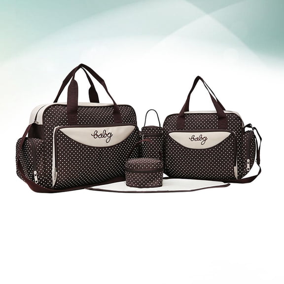 HONITANO 5Pcs Mommy Multifunction Bag Mummy Bags Coffee Cloth Storage Pouch Everyday Use Work School 40x31x16in