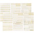 thumbnail image 1 of HONITANO 6 Sheets Kids Alphabet Stickers for Scrapbook and Craft Projects with Modern Style, 1 of 8