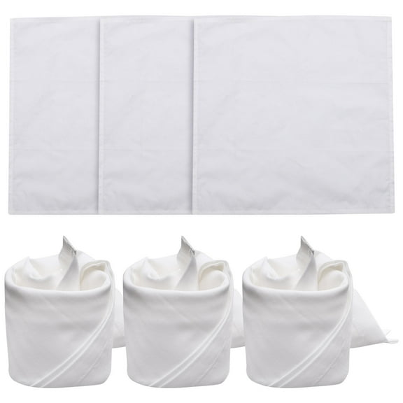 HONITANO 6Pcs Dish Towel White Cotton for Effective Cleaning in Restaurants and Cafes