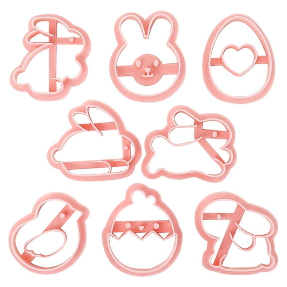 HONITANO 8Pcs Portable Molds for Baking and Fried Egg