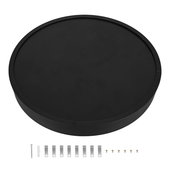 HONITANO Aluminum Alloy Round Metal Picture Frame, Lightweight Black Wall Decor for Home, Hanging Art Display