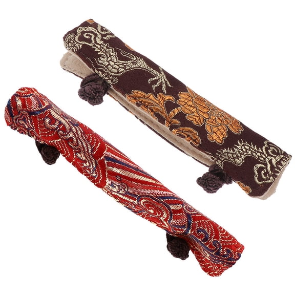 HONITANO 2-Pack Anti-Scalding Pot Handles with Pattern, Kitchen Accessories for Winter Use