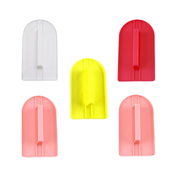 HONITANO Ergonomic Handle Cake Base Smoother for Baking, Assorted Colors, Safe Reusable PP Material, Perfect Cake Decorating Tool