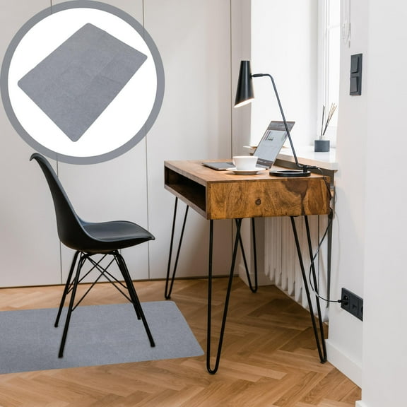 HONITANO Chair Mat for Hardwood Floors 1Pack 120X90X1in Grey Polyester