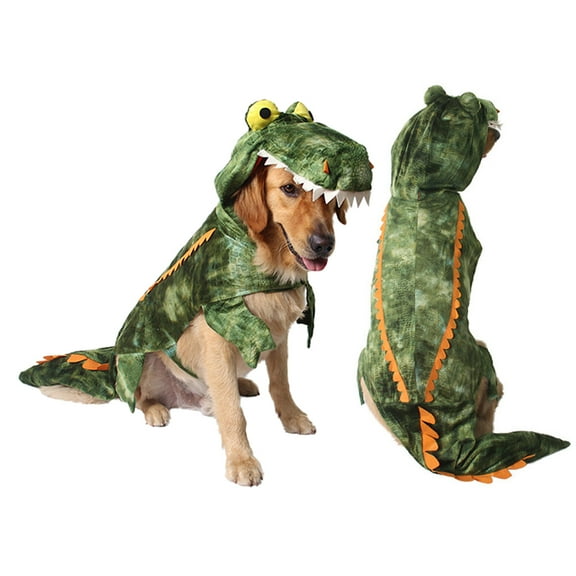 HONITANO Dog Costume Set 1Pack Green for Small Pets Weekend Parties Birthdays S